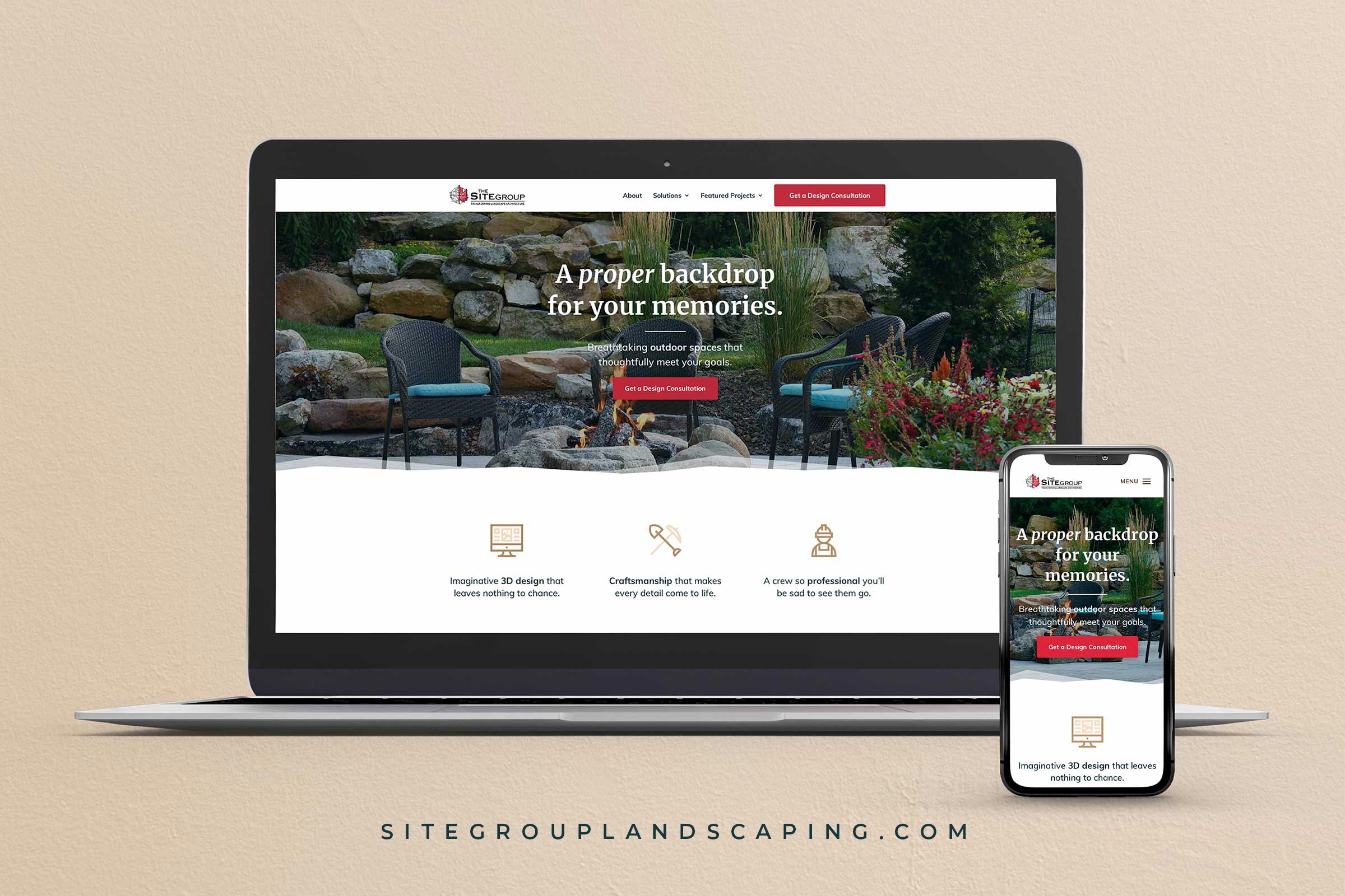 The Site Group StoryBrand Website Examples by Agency Boon